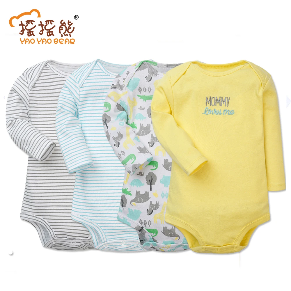 Одежда для малышей 2017 маленьких мальчиков новорожденных Детские ползунки с
