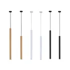 Приглушаемая светодиодная люстра в скандинавском стиле с длинной трубкой, кухонный светильник с COB матрицей, Точечный светильник для всей семьи, столовой, потолочный светильник, 7 Вт, 12 Вт