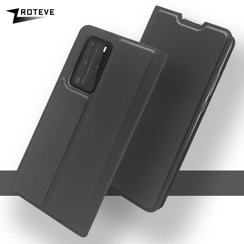 P40 Pro Чехол ZROTEVE кошелек чехол для Huawei Plus P30 Lite Флип кожаный P20 чехлы | Мобильные