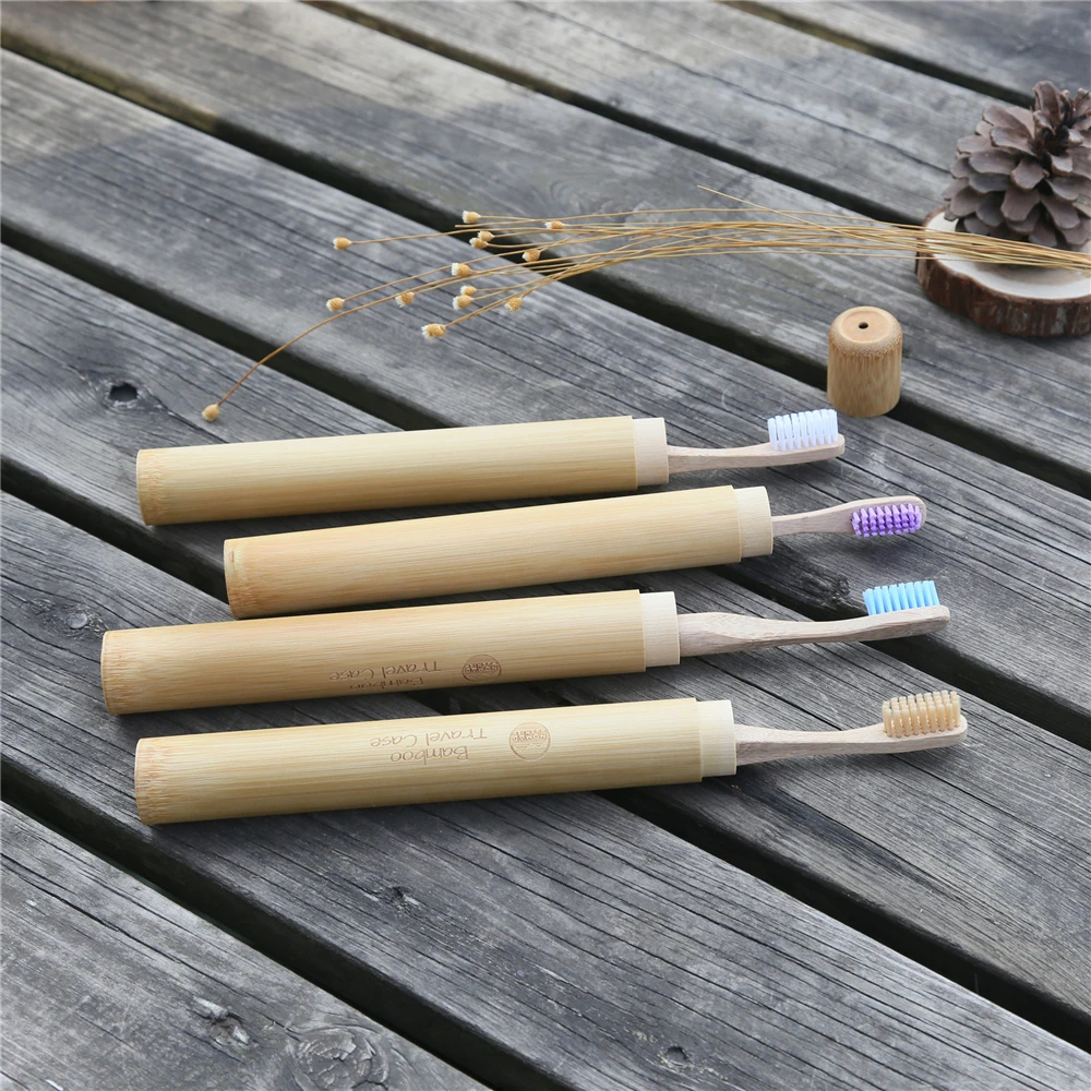 1 шт. личный окружающую среду бамбука тыквы Форма Зубная щётка для гигиены
