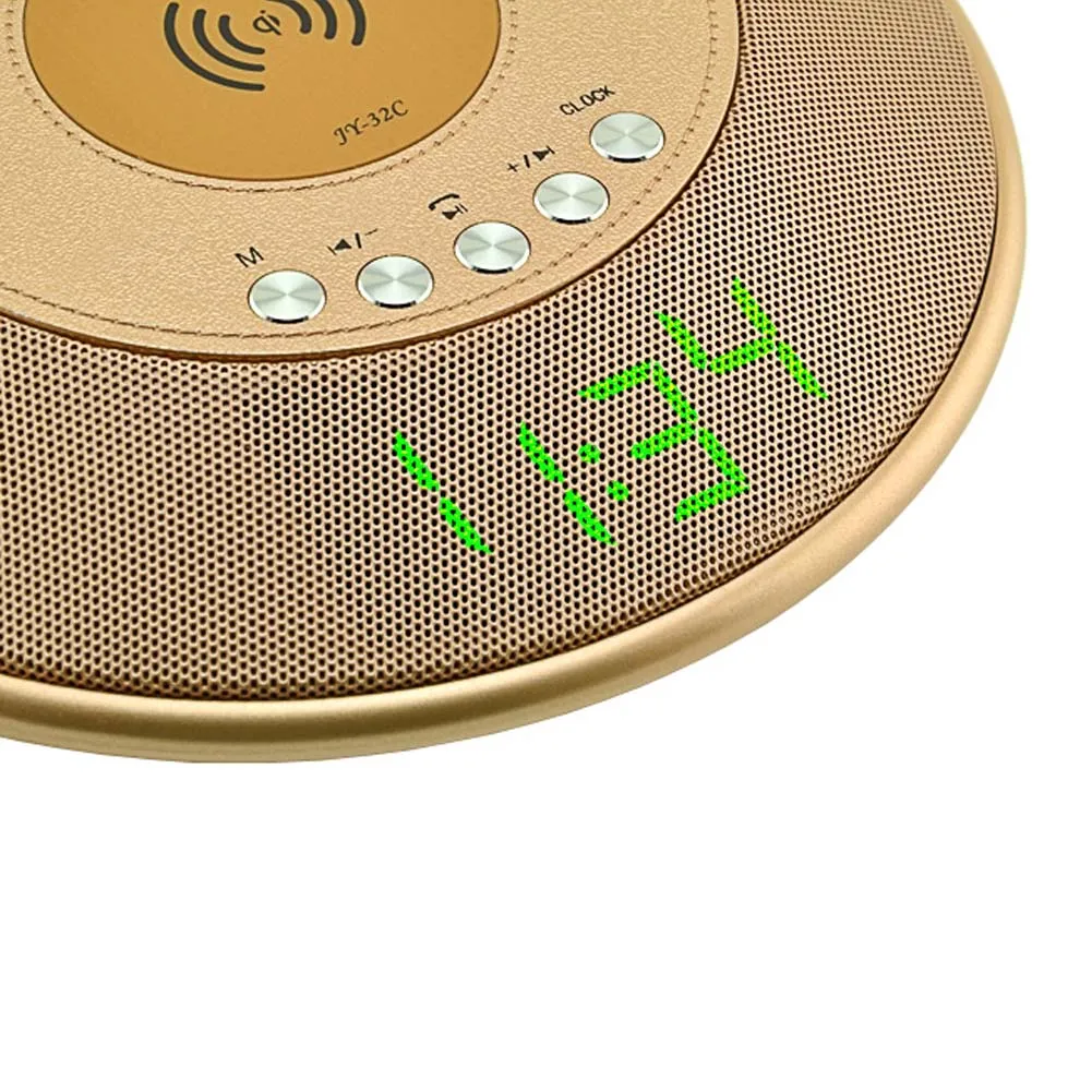 Новый беспроводной Bluetooth динамик QI Беспроводное зарядное устройство с fm радио NFC