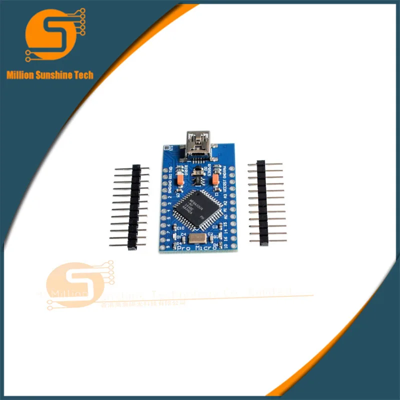 Мини USB ATmega32U4 Pro Micro 5В 16 МГц плата модуль для Arduino/Leonardo ATMega 32U4 контроллер Pro-Micro