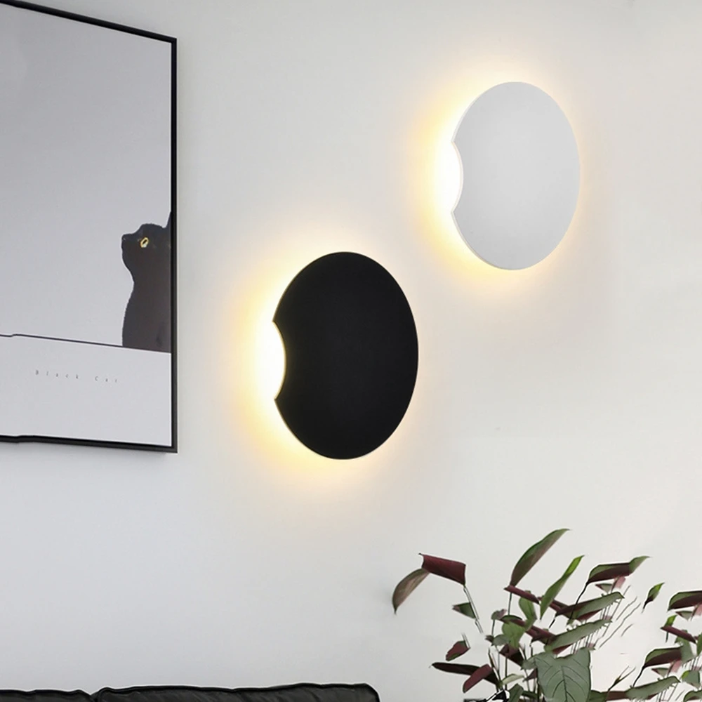 Акриловая 200 мм настенная лампа на открытом воздухе 8 Вт водонепроницаемый