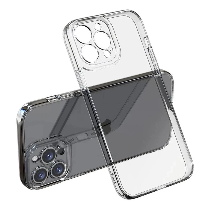 

Clear Case For iPhone 13 12 Pro Max 13MINI 12MINI 12Pro 13Pro TPU Silicon Fitted Bumper Soft Clear Back Cover Cases