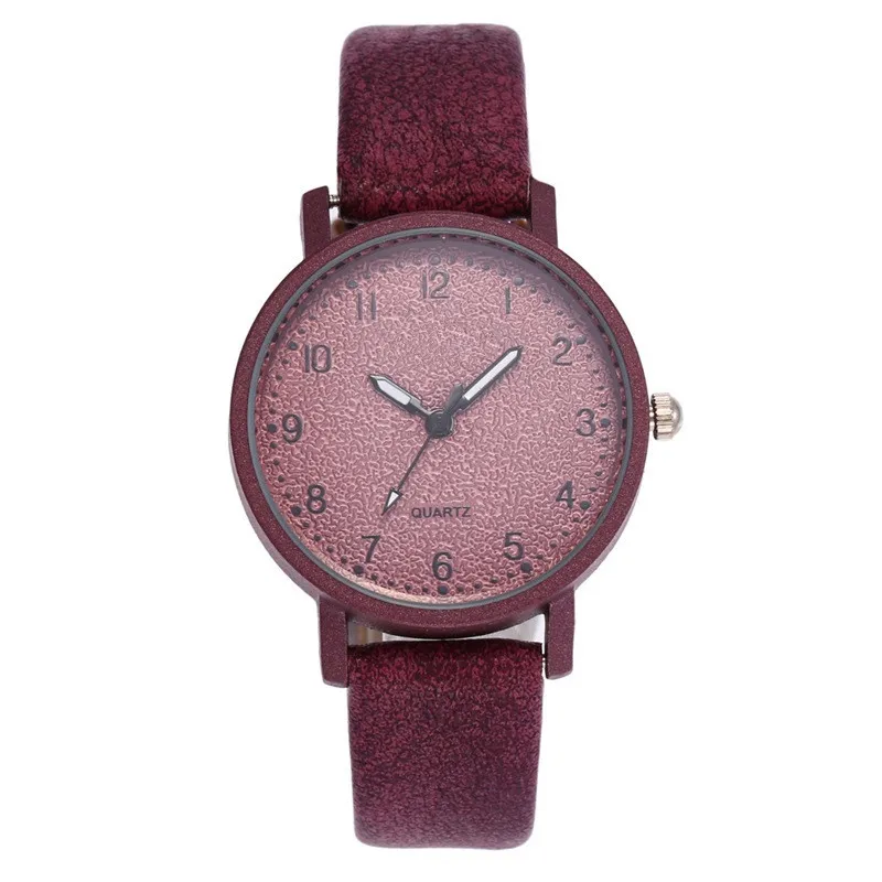 red watch Брендовые женские часы модные кожаные Наручные часы Роскошные женские кварцевые часы женские часы наручные часы - Цвет: red watch