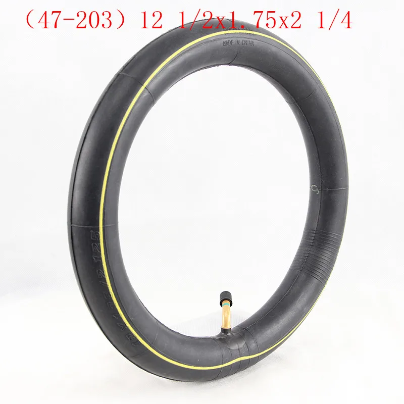 inner tire Высокое качество, 12-дюймовые шины, аксессуары для детской коляски, колеса, BB, для велосипеда, внутренняя труба, внешняя шина(47-203), 12 1/2X1,75X2 1/4 - Цвет: inner tire