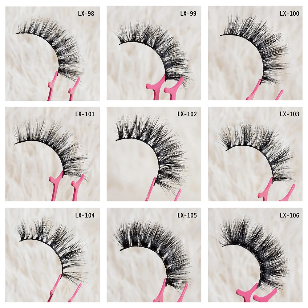

LASHWOODS Makeup 3D Lashes Mink Eyelashes Cruelty Free Handmade Fluffy Dramatic False Eyelashes Eye Lashes Cross Mink Lashes