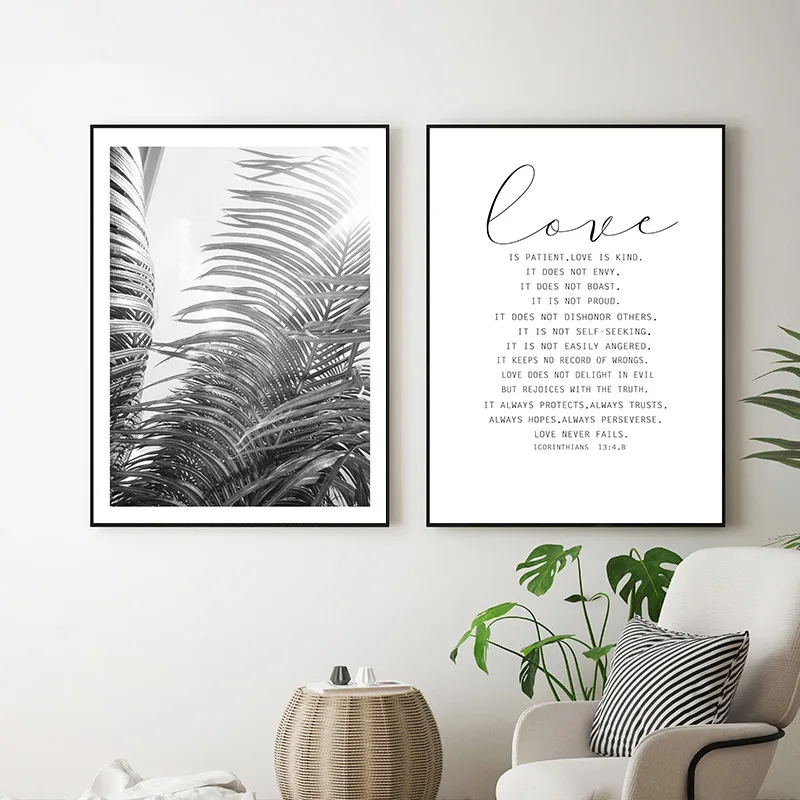 Черный белый цвет Лошадь Wall Art Холст Картина печатный плакат с кружевом детские