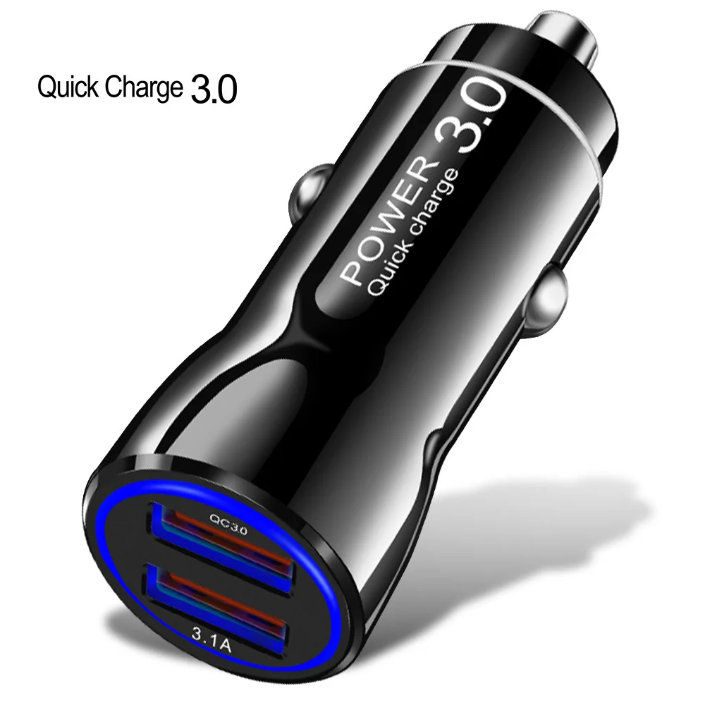 Автомобильное зарядное устройство с двумя USB-портами 5 В 3 А | Мобильные телефоны и
