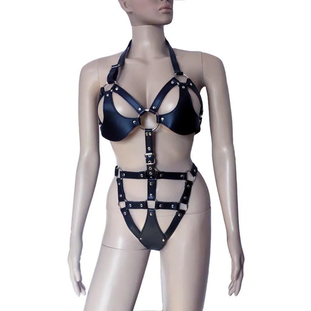 

Топ-боди Женский из искусственной кожи, для ролевых игр