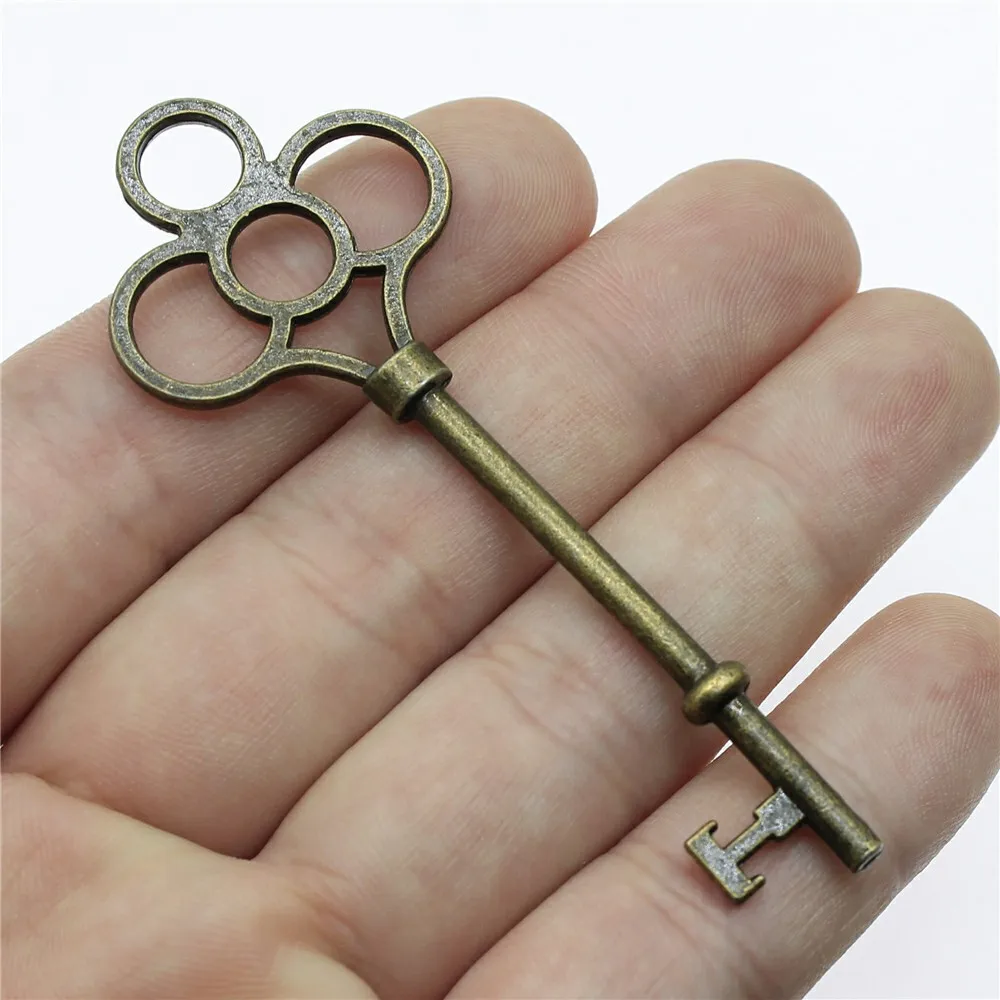 WYSIWYG 2 шт 74 мм винтажные большие брелоки Подвески для изготовления ювелирных