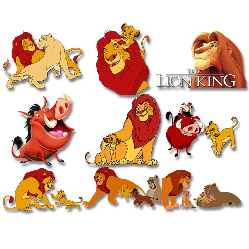 Аппликация &quotКороль льва&quot наклейки для глажки одежды термопечать