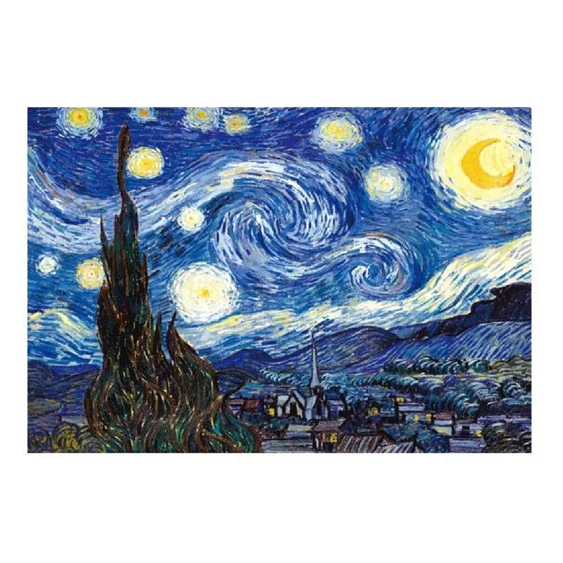 

Puzzle Hot Starry Night 1000Pcs Jigsaw Paper Puzzles Educational Toys for adults Children Toy