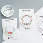 6 шт., секретный грейден, Стикеры для заметок с цветами, дневник, планировщик, блокнот для заметок, канцелярские товары, рождественский подарок, принадлежности EM876