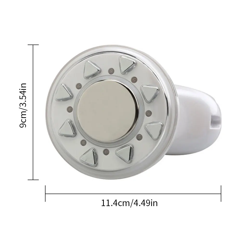 

Lifting Body Slimming Massager Burn Fat Machine Cavitation Sonic Skin Slimming Massager RF Weight Loss Device White Lose