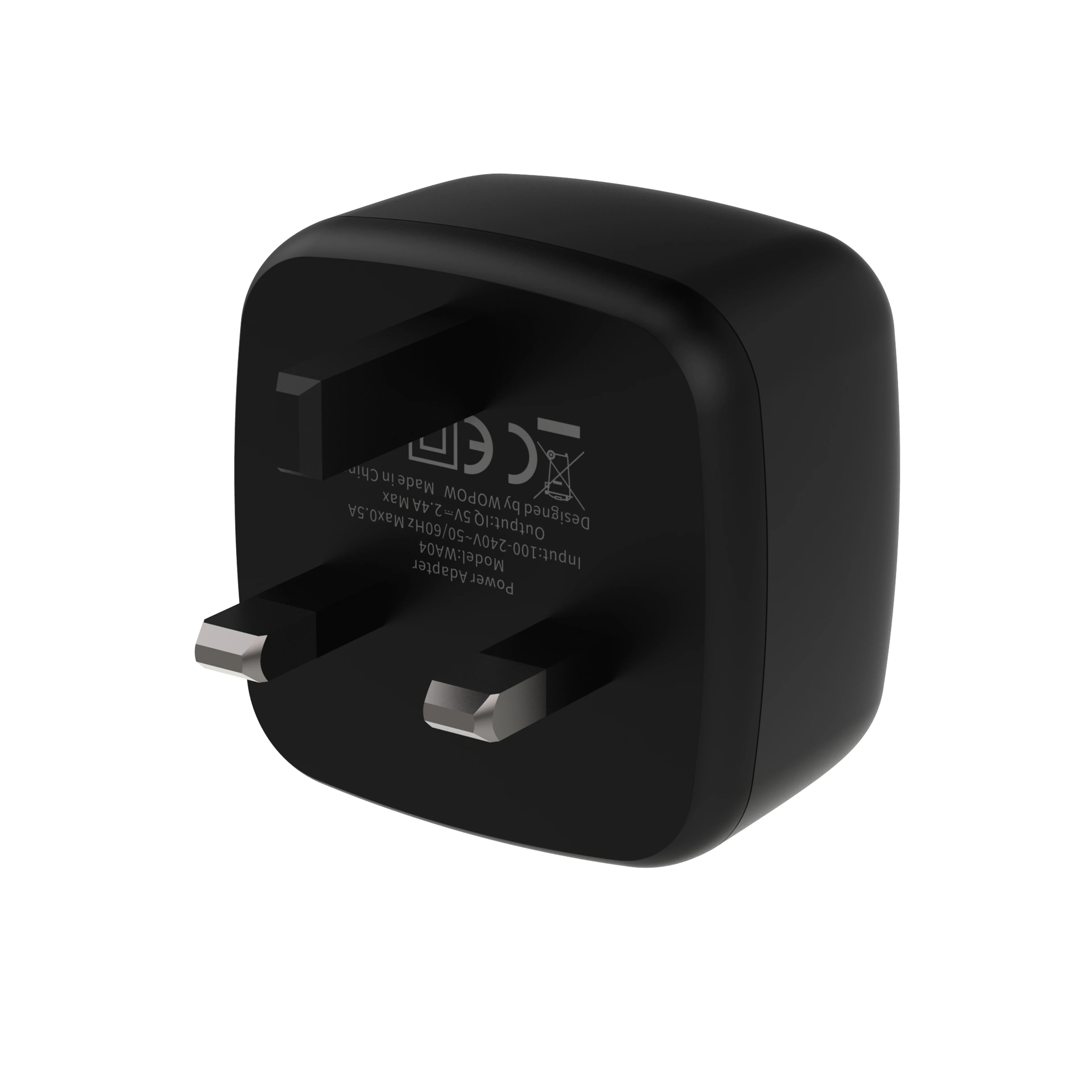 WOPOW Dual USB Charger 12W PD2.4A Mini Portable Phone for iPhone 12 Earphone Android 94V0 Anti-fire Charging | Мобильные телефоны и