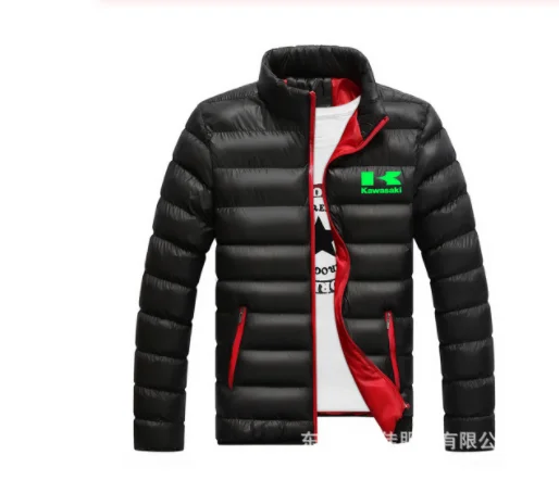 Kawasaki зимняя куртка для мужчин 2019 Новая мужская мода стоячий воротник Мужская