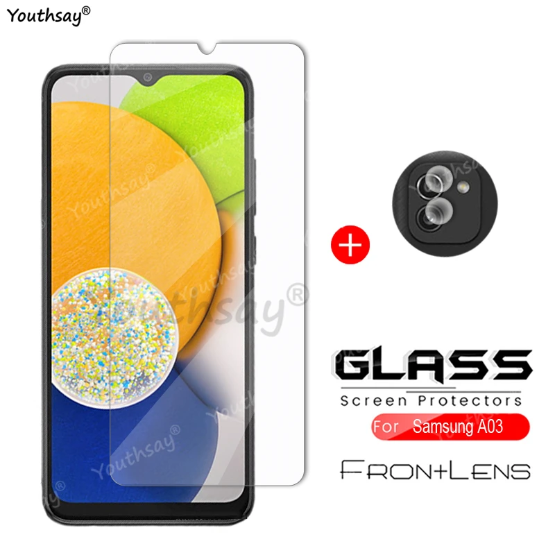 

For Samsung Galaxy A03 Glass Protector Film for Samsung A03 Tempered Glass Screen Film Galaxy A03 A03S A02 A02S A12 A32 Glass