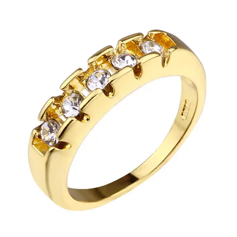 

Yellow Gold Color Gorgeous Fashion Men Ring Women's Gifts Jewelry Size 6-10