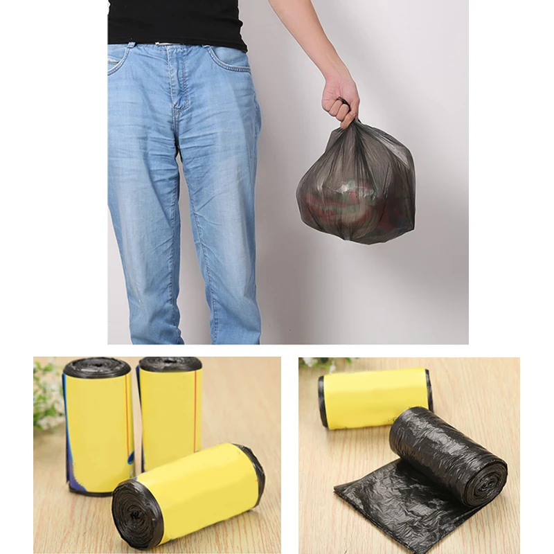 Мусорный мешок 1 рулон для мусора мусорные мешки одноцветные толстые удобные
