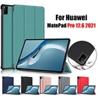Чехол для планшета Huawei MatePad Pro 12,6 дюйма 2021 защитный чехол Mate Pad Pro 12,6 дюйма Кожаные чехлы Защитный чехол Coque