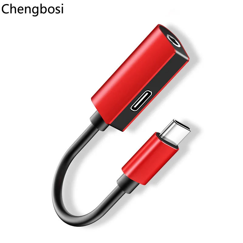 Usb адаптер 2 в 1 Тип C до 3 5 мм аудио разъем зарядное устройство для наушников кабель