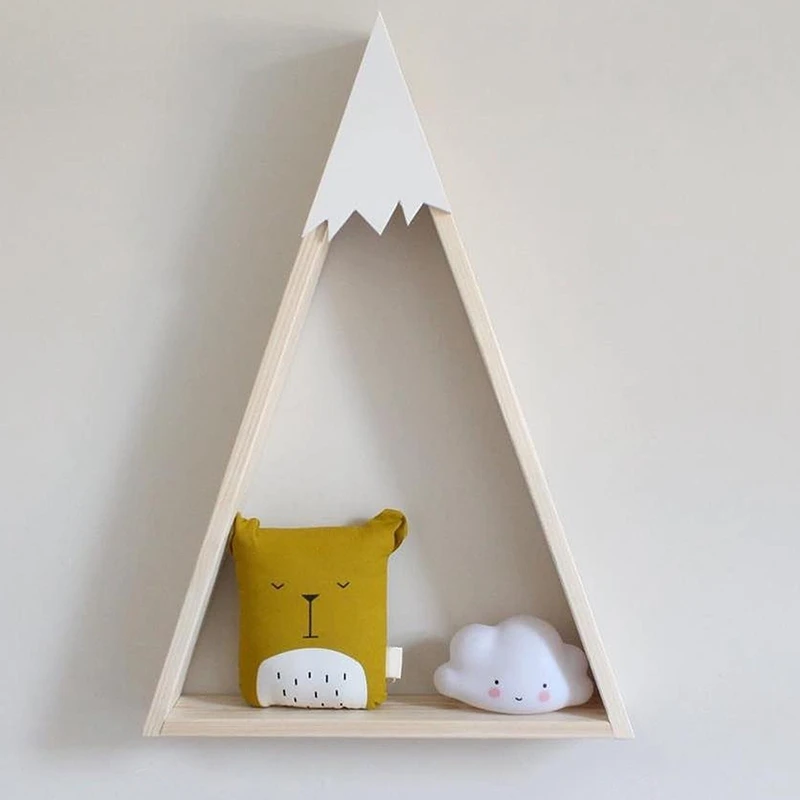 2 шт./компл. стены детской комнаты деревянный снег горная полка детская комната