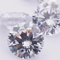 100pcspack wholesale price 4 6 5mm white loose cubic zirconia stones round brilliant cut cz synthetic gems for jewelry