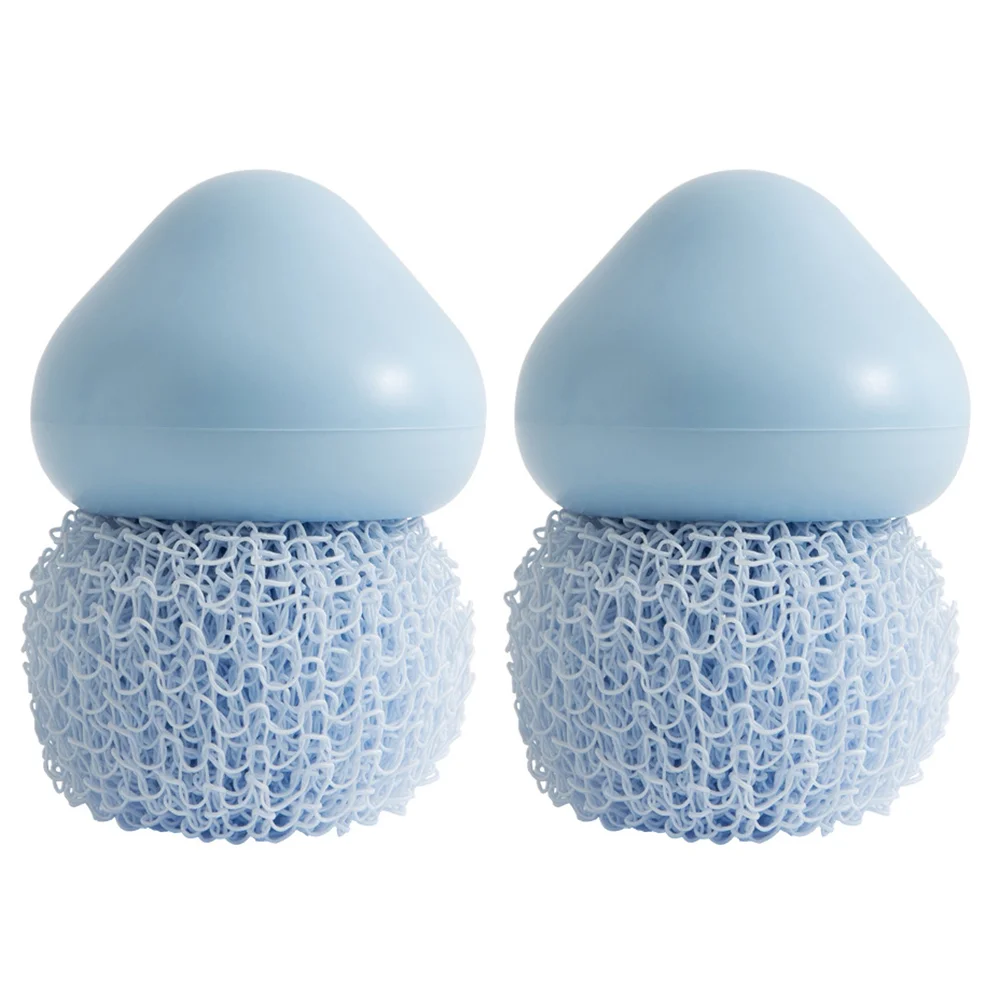 

2pcs Cleaning Steel Wire Brush Detachable Nylon Wire Dish Brush