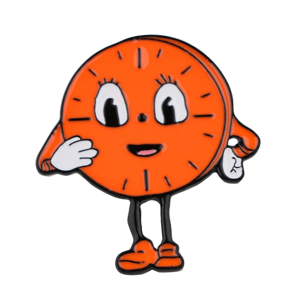 

PF1348 Miss Minutes Cute Enamel Pin Movie Brooches Bag Lapel Pin Cartoon Badges on Backpack Decoration Jewelry Gift Accessories