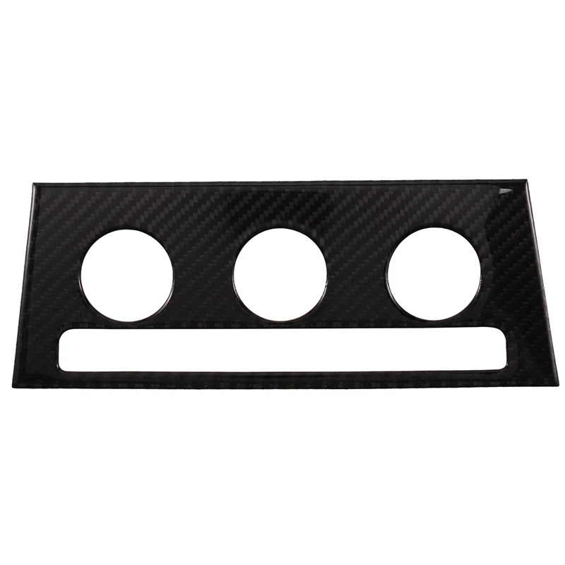 Панель управления кондиционера из углеродного волокна рамка украшение для Volkswagen