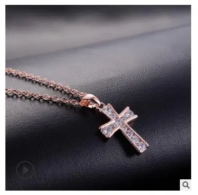 Индивидуальный темперамент крест женская цепочка на ключицы покрытием с