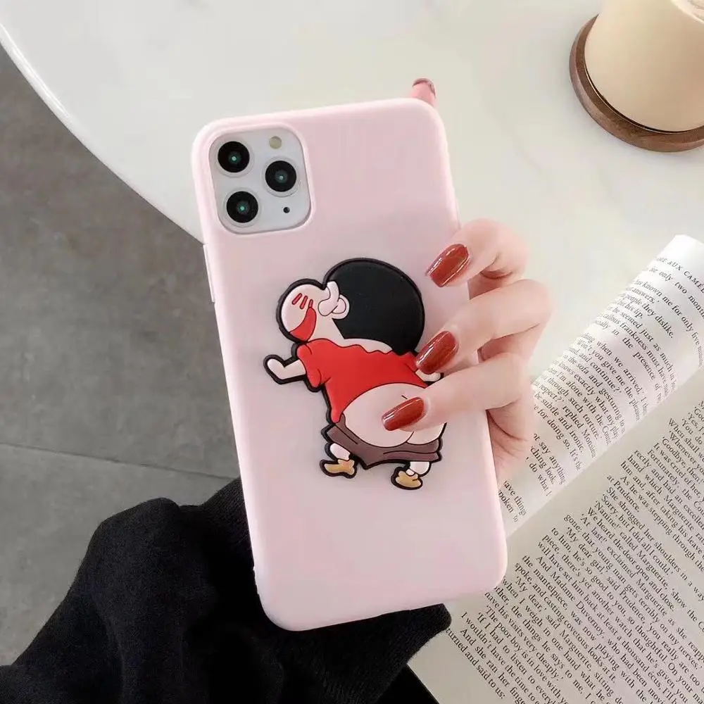 Японский 3D милый мягкий чехол для iphone 11MAX 11Pro MAX XS XR 8 plus для samsung S10 - Цвет: Z