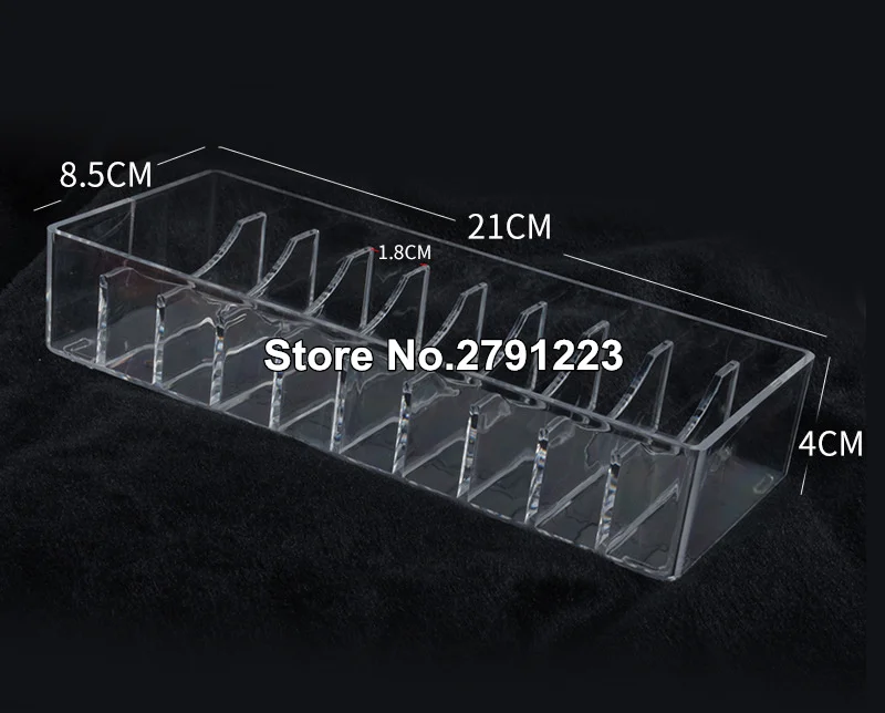 Прозрачная акриловая пудра подставка для торта чехол шкатулка драгоценностей