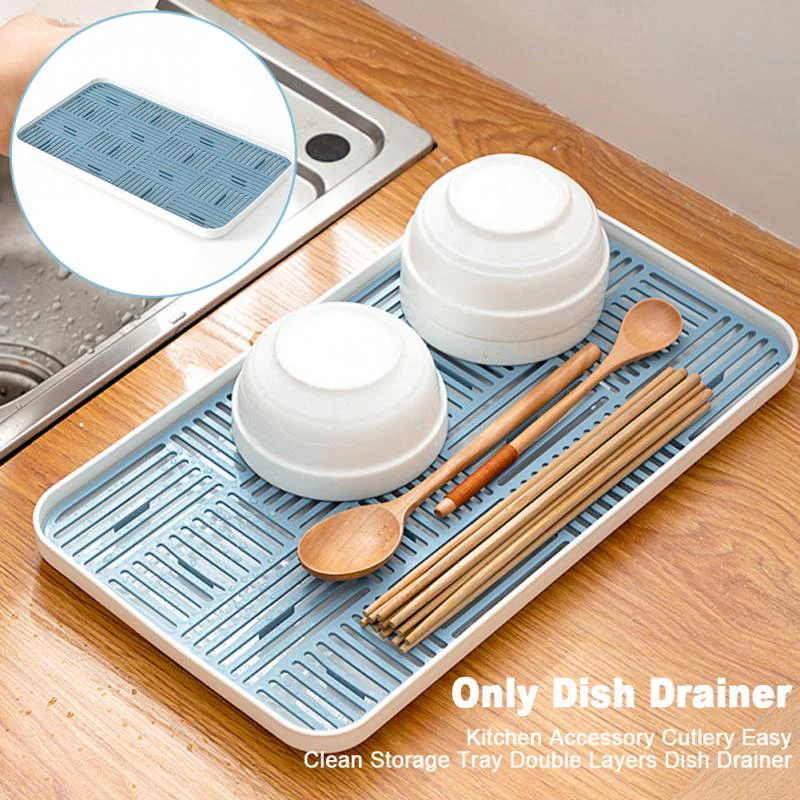 

Drying Bowls Shelf Kitchen Sink Organzier Soap And Sponge Holder Bottle Cup Tableware Drain Tray Storage Tray Scrubber