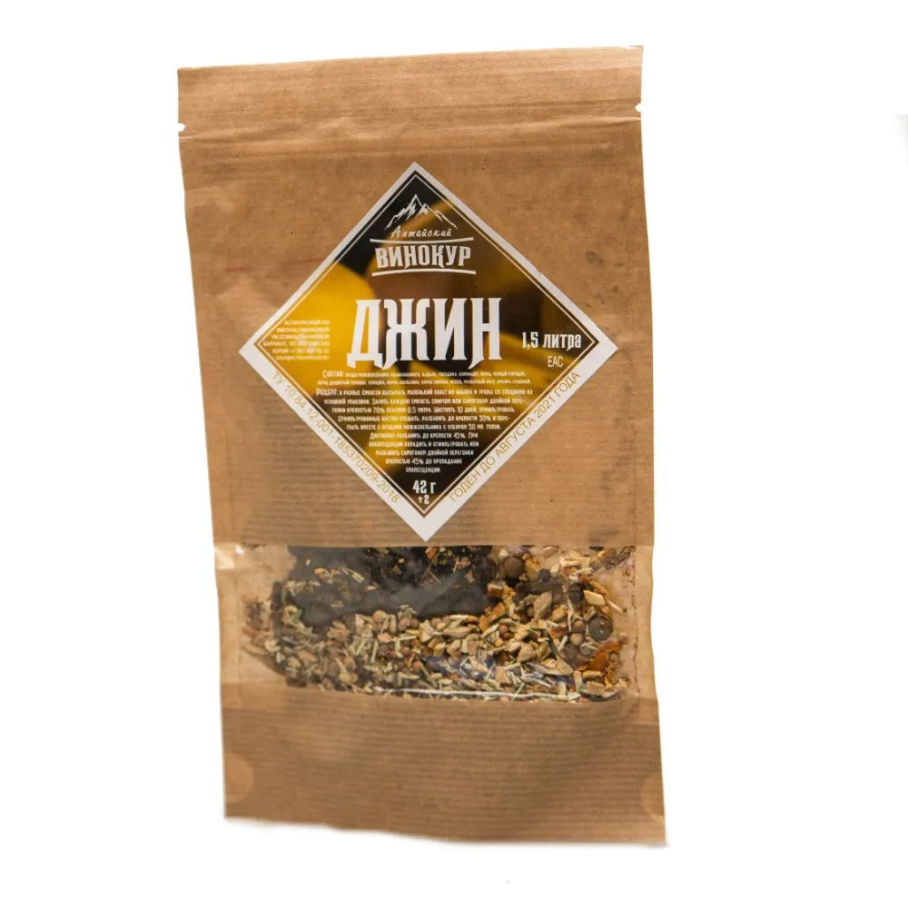 Набор трав Алтайский Винокур &quotДжин&quot(настойка для самогона) | Дом и сад