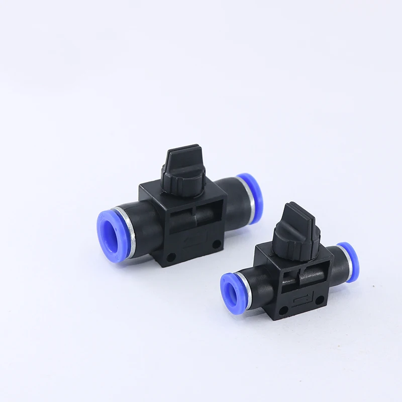 Пневматические компоненты HVFF прямое соединение 4 мм 6 8 10 12 клапан расхода газа с