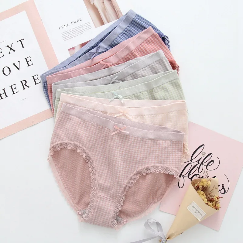 

6Pcs Panties for Woman Underwear Sexy Breathable Soft Lingerie Female Briefs Panty Sexy Transparent Women's Underpants