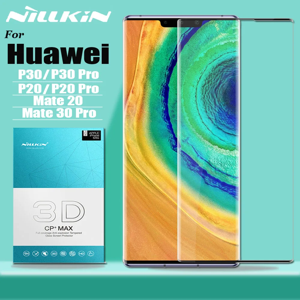 Для huawei mate 30 P30 P20 Pro защита экрана из закаленного стекла Nillkin 3D полное покрытие защитное стекло на mate 30 20