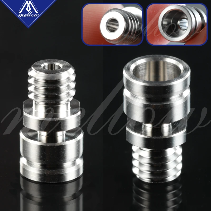 Полностью металлическая гофрированная медная насадка Mk8 и подогреваемый блок 3D