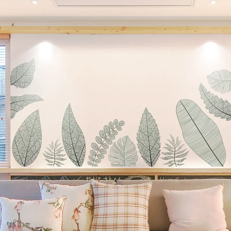 

DIY Large Mural Nordic Wall Stickers Home Office Decor Bedroom Decals Living Room Sofa TV Backdrop Wall Decoration Mural