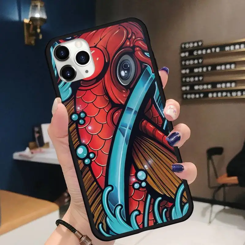 

Japan art creation pattern design Phone Cases for iPhone 11 12 pro XS MAX 8 7 6 6S Plus X 5S SE 2020 XR Soft silicone