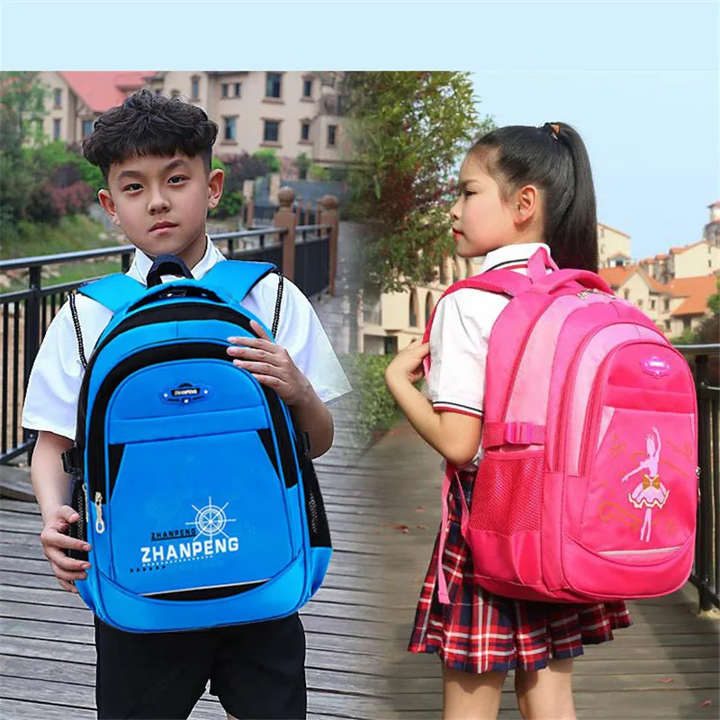 Детские школьные сумки для девочек и мальчиков новый рюкзак с принтом Детская