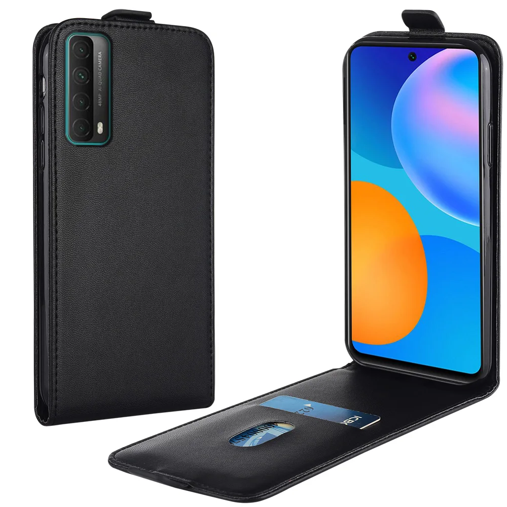 

Flip Leather Case for Huawei P Smart 2021 PPA-LX2 FIG-LX1 6.67''Vertical Cover for P Smart2021 Case Phone Cover