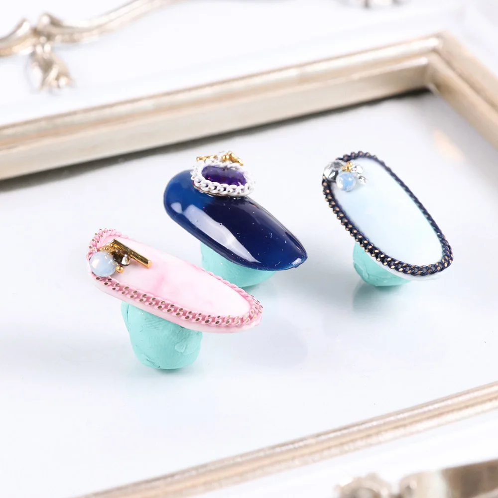 1 УФ гель лак для ногтей Клей клеевая глина многоразовая глины Сделай Сам стойка