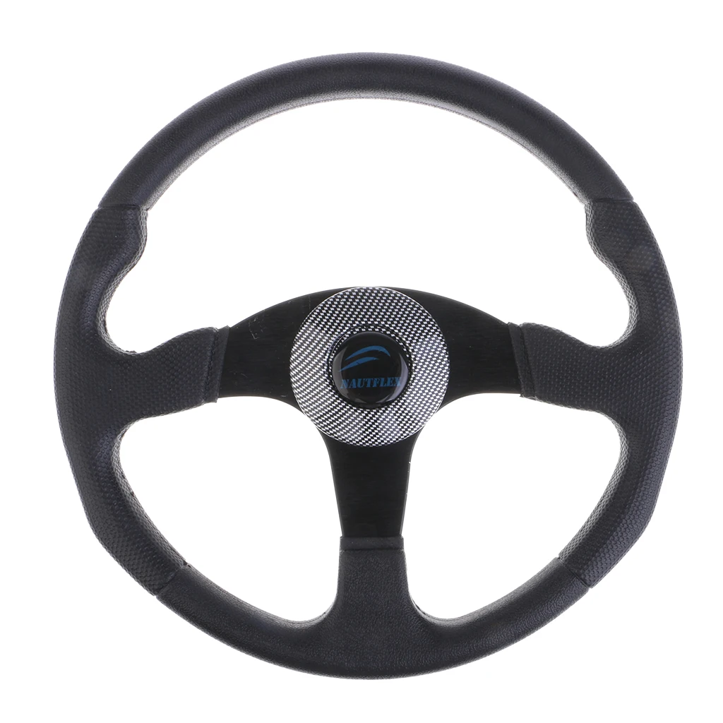 

MagiDeal 2x Blue+Black Flat Bottom D-Shape 320MM Racing Sport Steering Wheel