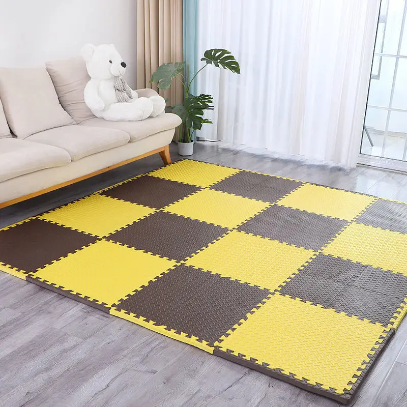10PCS 30*30*0.8cm Foam Ground Mat Baby Crawling Pad Home Fitness Yoga EVA Gym Floor Plicings Mats Non-Slip Splicing Rugs | Дом и сад