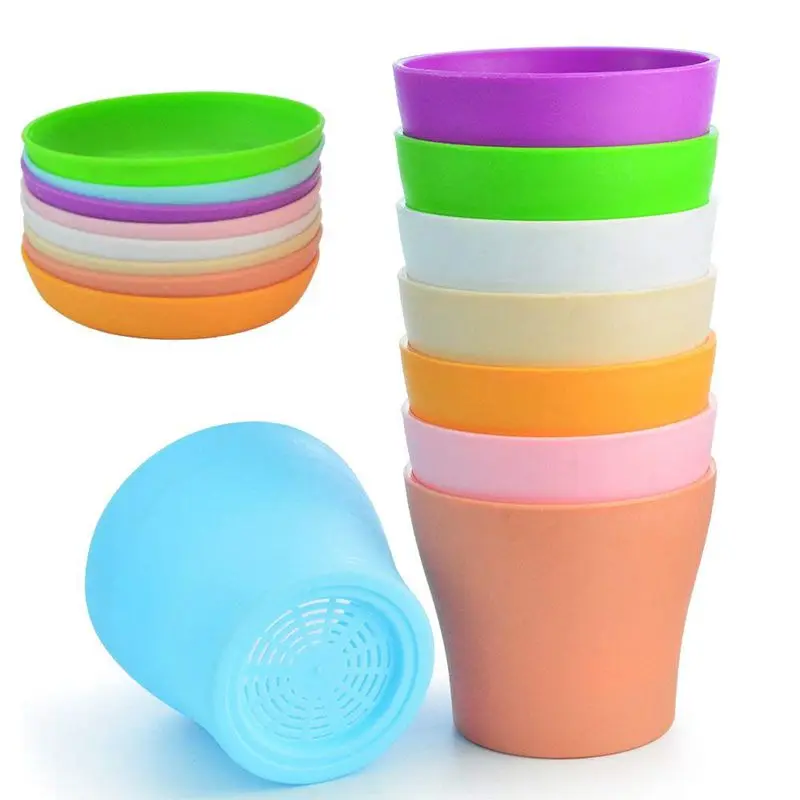 8 шт мини пластиковая Цветочная рассада кассета для рассады ящик комнатных