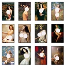 Ретро Сексуальная голая женщина масляный постер Картина на холсте печатная Настенная роспись комната пользовательский отель декор живопись