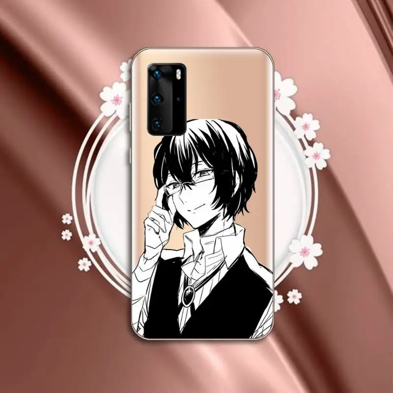 

Bungo Stray Dog anime High-quality luxury shell Phone Case Transparent for Huawei P honor 8 10i 20 30 40 smart 2019